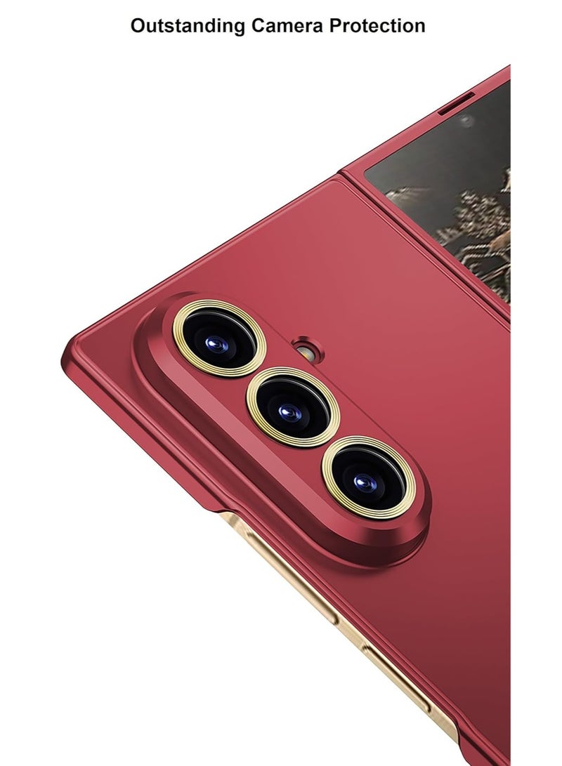 general Matte Case Compatible with Samsung Galaxy Z Fold 7 (Release 2025) with Front Glass Cover Hard PC Thin Cover with Stylish Independent Camera Protection - Image 4